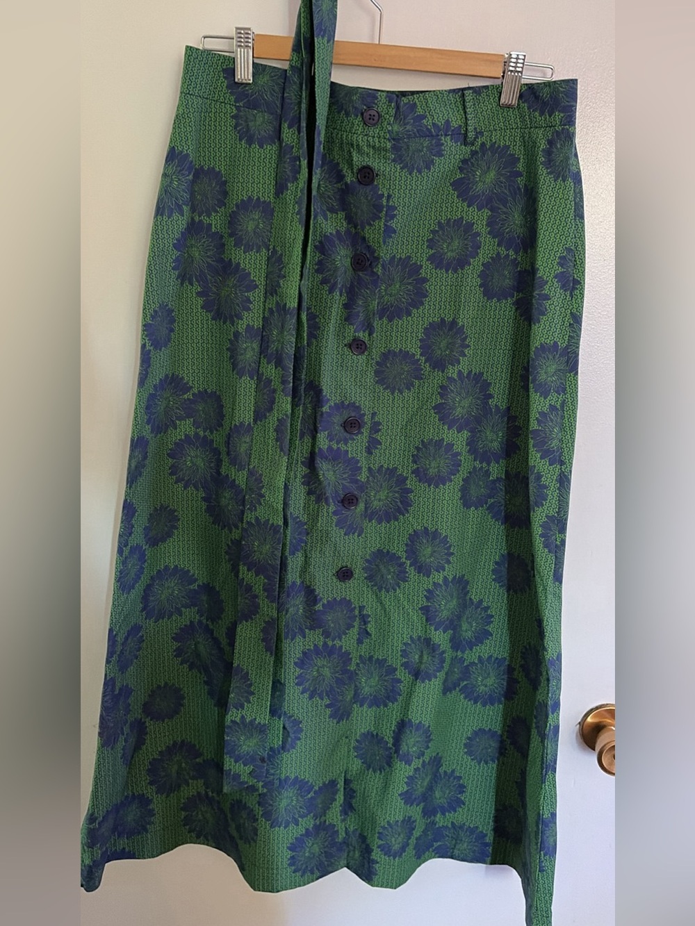 Women’s In Our Name cotton maxi skirt with buttons down the front